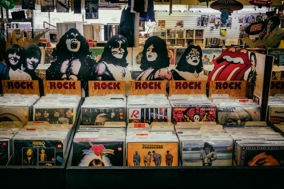 vinyl records collection