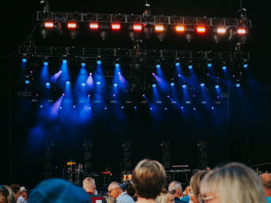 concert stage lights