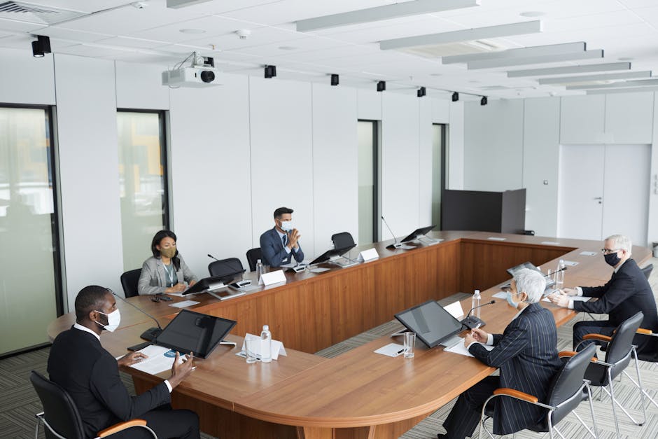 music executive meeting