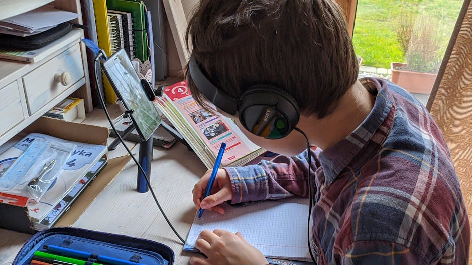 student tablet learning
