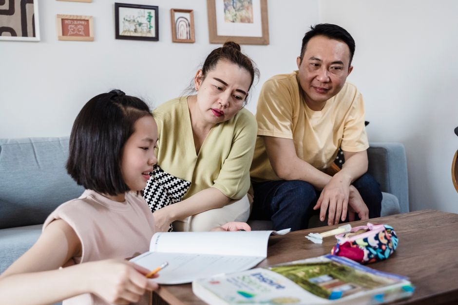 homework helping parent