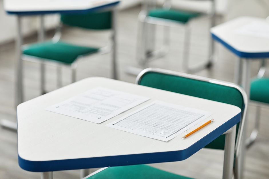 academic paper desk