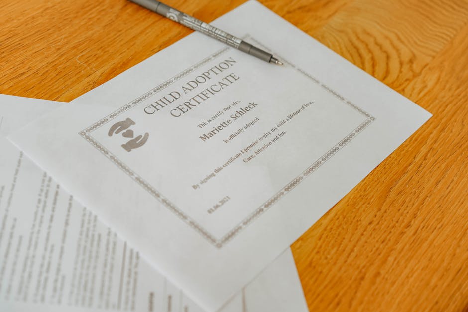 carbon certificate document