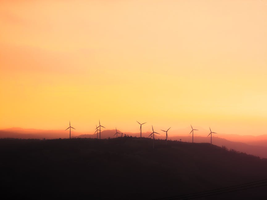 wind turbine landscape