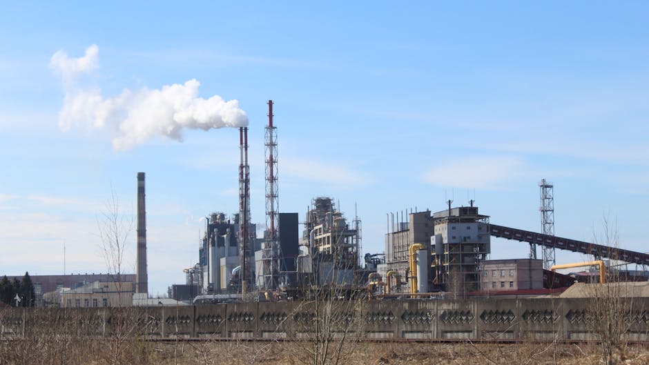 european industrial factory carbon