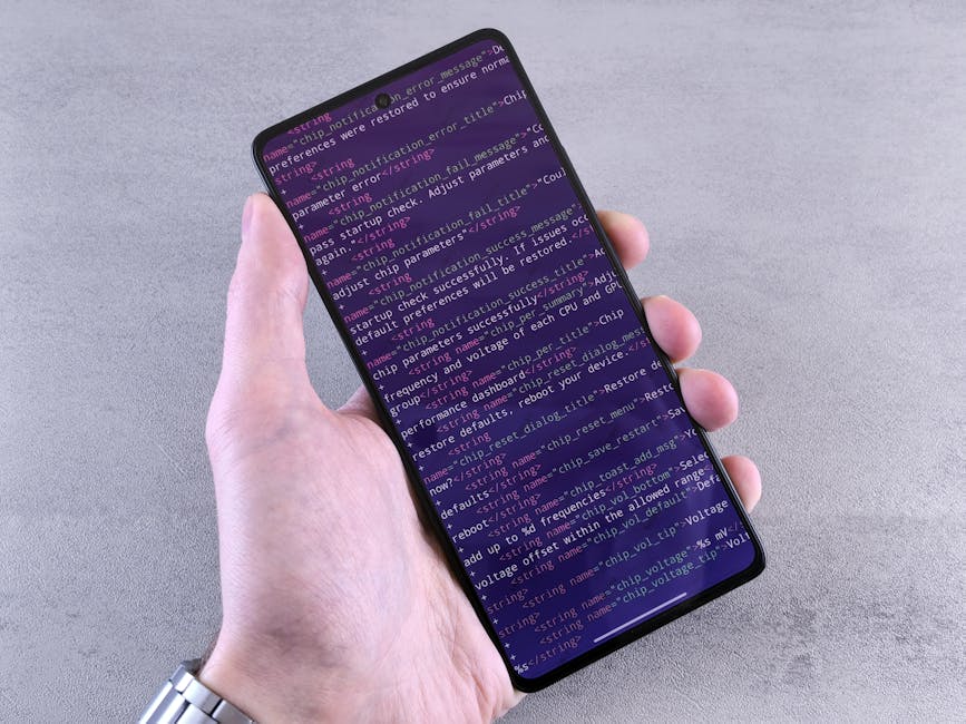 smartphone coding
