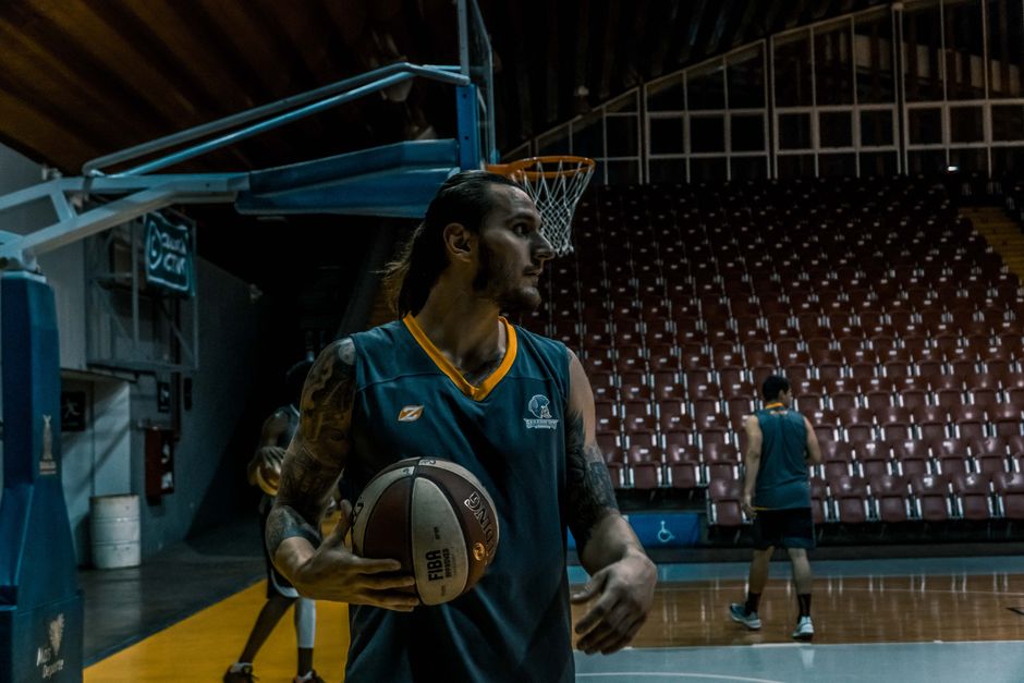 basketball player training