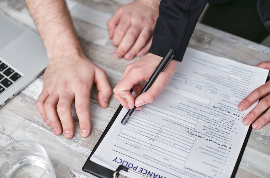 travel insurance document